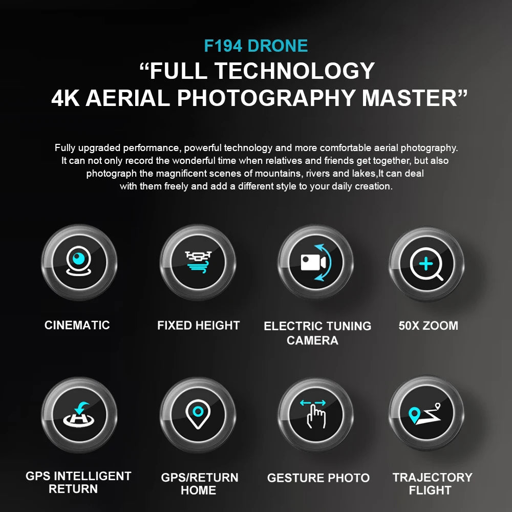 4K HD Professional Drone Dual Camera