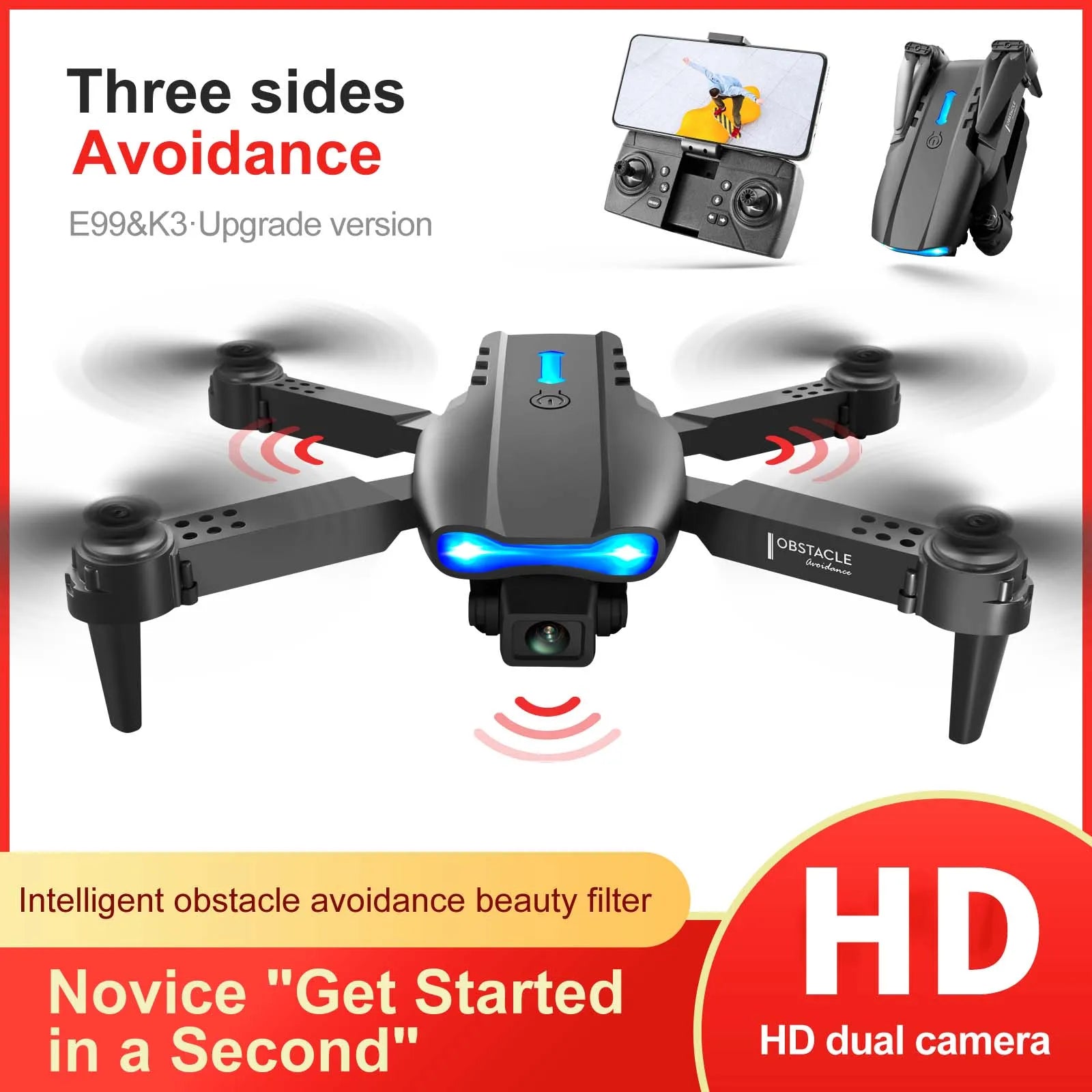 Professional Quadcopter Drone Dual Camera