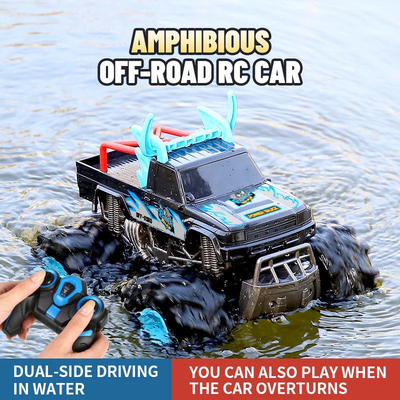 2.4G Amphibious Climbing Four-wheel RC Car