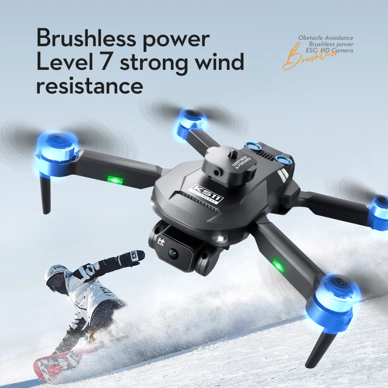 4K HD Professional Foldable Brushless Motor Drone Camera