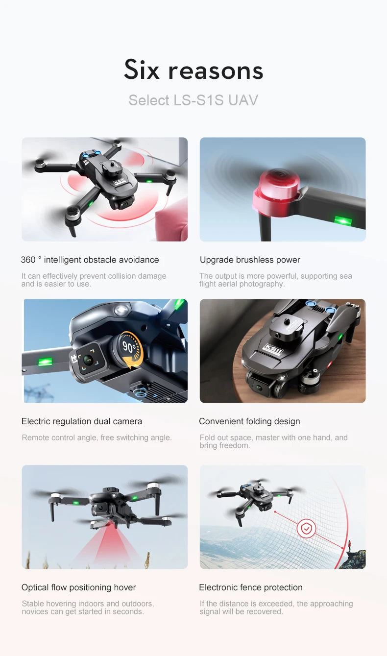 4K HD Professional Foldable Brushless Motor Drone Camera