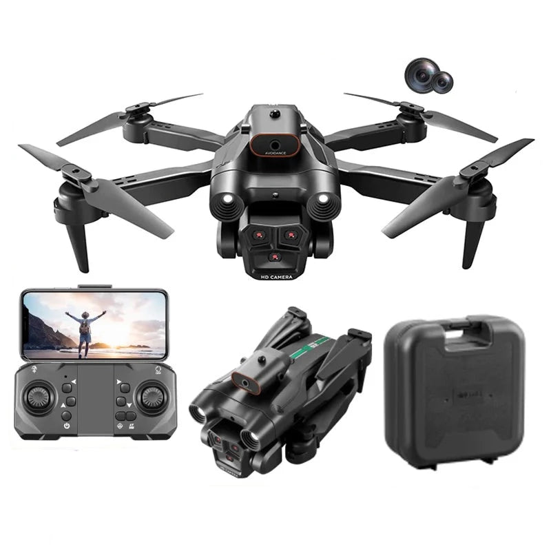 1080P HD Avoidance Brush Motor Drone Triple Camera